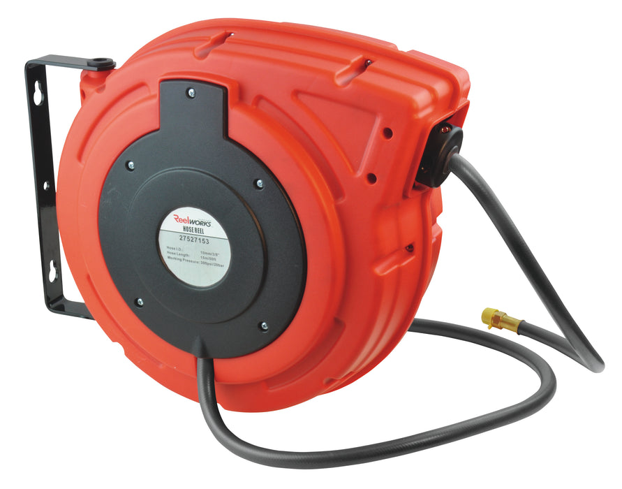 15m x 1/2'' Compact Spring Rewind Reel