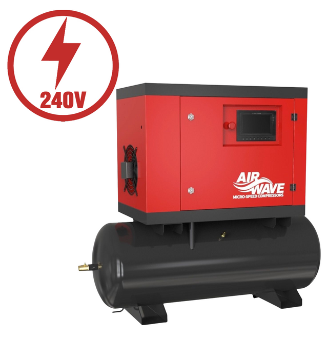 MICRO-SPEED 4kW - 10 Bar - 160 Litre - 230V Single Phase