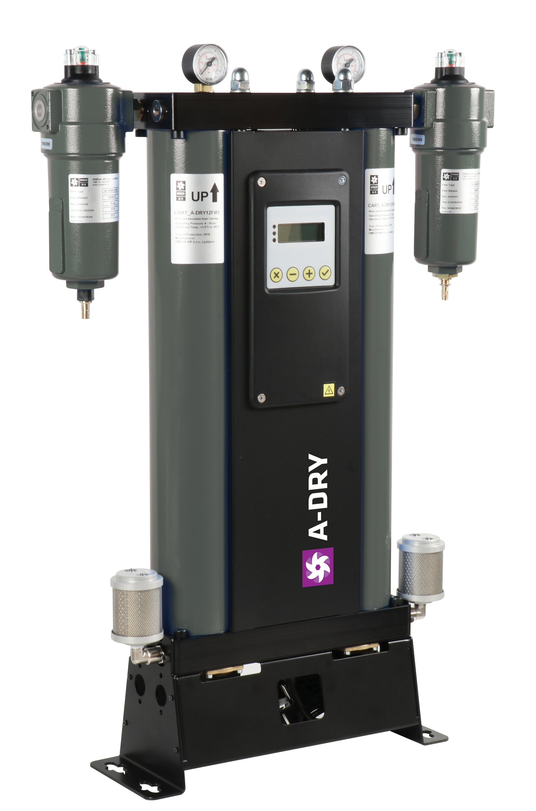 Omega A-Dry 200 Adsorption Desiccant Dryer, PDP -40Â°C, Flow Rate - 11 ...