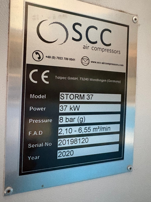 SCC Storm 37 Variable Speed drive compressor