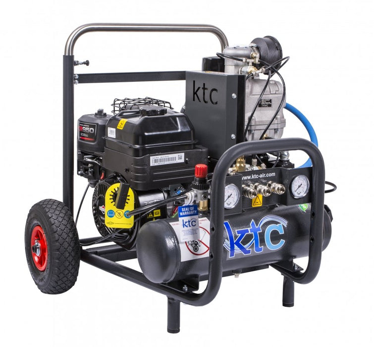 KTC - KPM 3.5 Screw Compressor 10 Bar Petrol Trolley