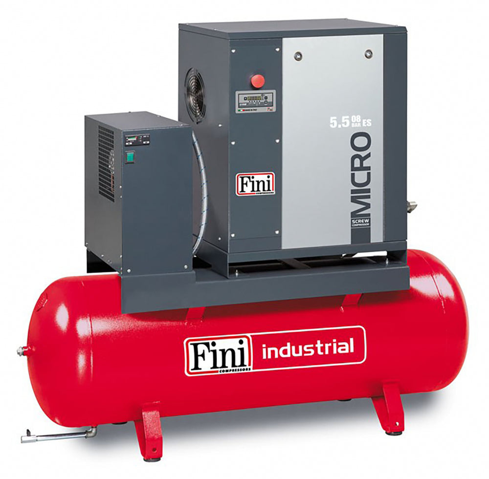 Computer Micro Compresor MICRO 5.5kW - 8 Bar - 270 Litre ES — TACS - The Air Compressor Store