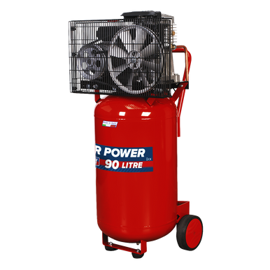 90L Belt Drive Vertical Compressor 3hp