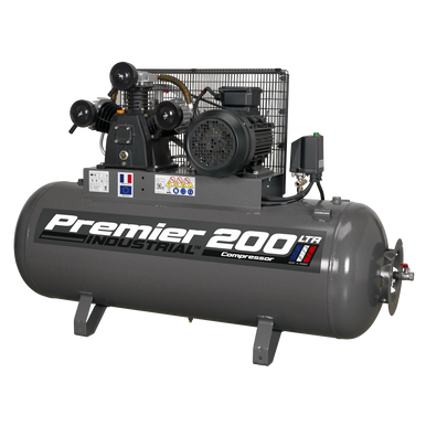 Premier 200L Belt Drive Air Compressor 5.5hp