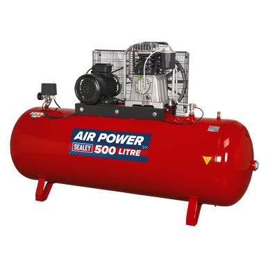 500L Belt Drive Air Compressor with Cast Cylinders 7.5hp 2-S