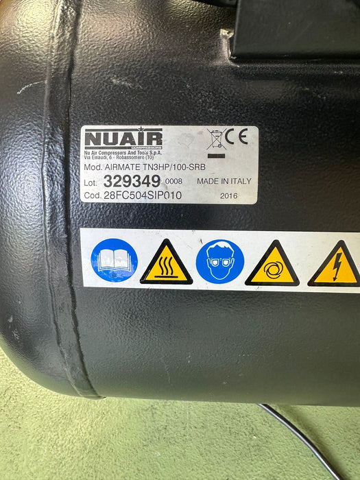 Nuair Portable Piston Compressor 3HP 10Bar