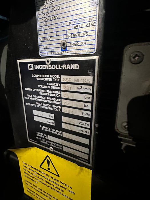 Ingersoll Rand SSR ML 18.5 kW