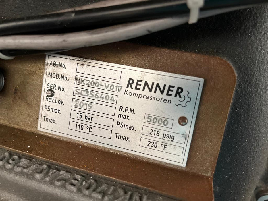 Renner RSF 55kW Variable speed compressor