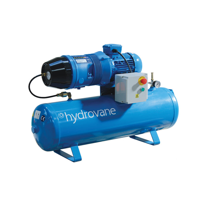 Hydrovane HV02 Rotary Vane Air Compressor 3 Phase 100L Air Receiver 8.1 CFM 2.2kW